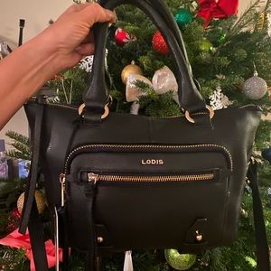 LODIS Leather bag (BLACK)